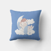 ベビー熊が月に眠る クッション (裏面)