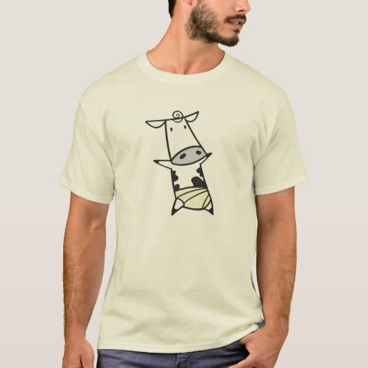 ベビー牛おむつ Tシャツ (正面)