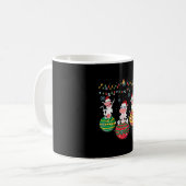ベビー牛のクリスマス コーヒーマグカップ (正面左)