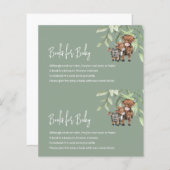 ベビー牛の緑のための予算ブック2 in 1 (正面/裏面)