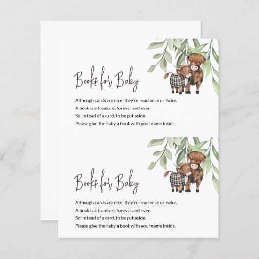 ベビー牛の緑のセンターカットの予算の本 (正面/裏面)