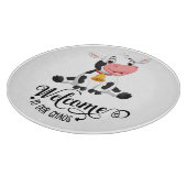 ベビー牛は我々の混沌にようこそ カッティングボード (角)