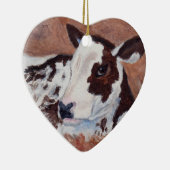 ベビー牛オーナメント セラミックオーナメント (右)