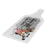 ベビー牛素朴灰切削板 カッティングボード (角)