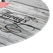 ベビー牛素朴灰色の木製切削板 カッティングボード (角)