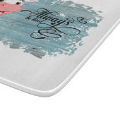 ベビー牛素朴青木製切削板 カッティングボード (角)