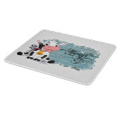 ベビー牛素朴青木製切削板 カッティングボード (角)