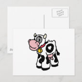 ベビー牛 ポストカード (正面/裏面)