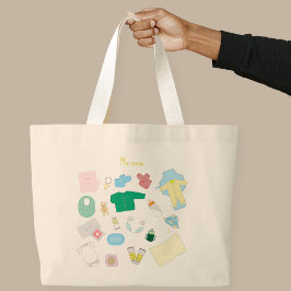 ベビー物のためのおむつバッグトートバッグ ラージトートバッグ