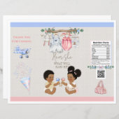 ベビー物干しジェンダーリビールチップバッグ (正面/裏面)