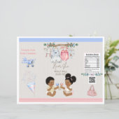 ベビー物干しジェンダーリビールチップバッグ (スタンド正面)