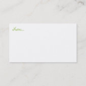 ベビー物干しママ呼び出しカード コーリングカード (裏面)