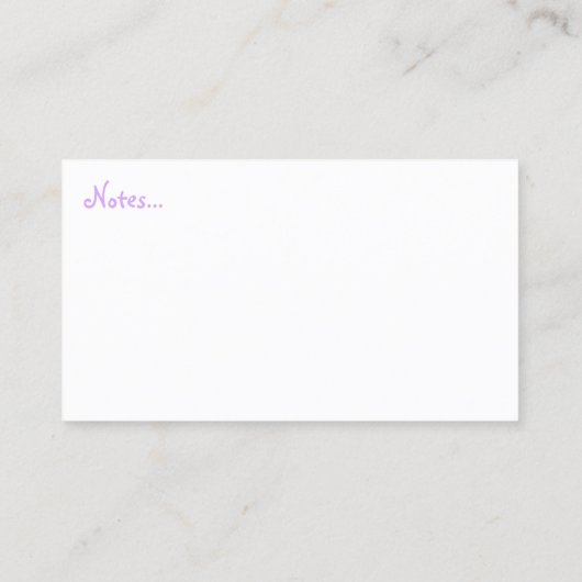 ベビー物干しママ呼び出しカード コーリングカード (裏面)