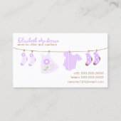 ベビー物干しママ呼び出しカード コーリングカード (正面)