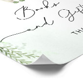 ベビー物干し本とギフト赤ちゃんシャワー ポスター (角)