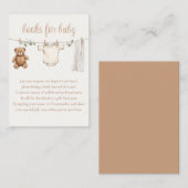 ベビー物干し用ベビーシャワー エンクロージャーカード (正面/裏面)