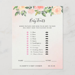 ベビー特性 |赤ちゃんシャワーゲーム