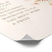 ベビー狩りの山花の赤ちゃんシャワー用サイン ポスター (角)