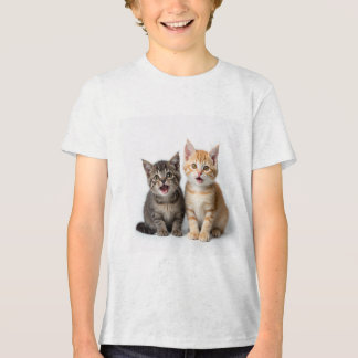 ベビー猫キッズtシャツ トライブレンドTシャツ