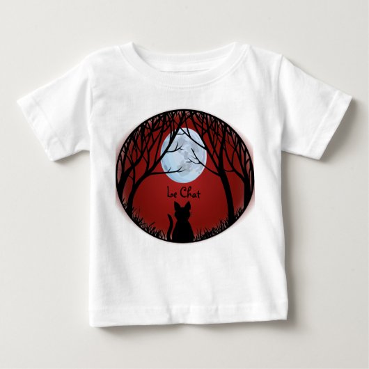 ベビー猫好きドレス猫好きトドラーズドレス ベビーTシャツ (正面)