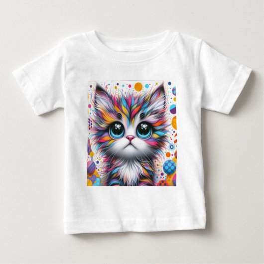 ベビー猫2 ベビーTシャツ (正面)