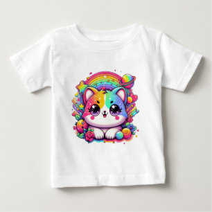 ベビー猫4 ベビーTシャツ
