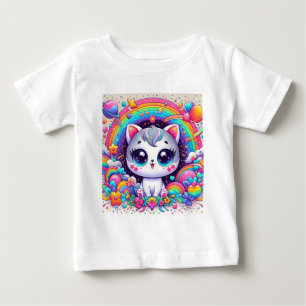 ベビー猫6 ベビーTシャツ