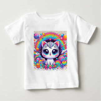 ベビー猫6 ベビーTシャツ
