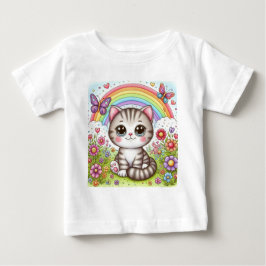 ベビー猫8 ベビーTシャツ