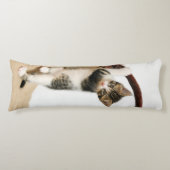 ベビー猫、愛らしいかわいい子ネコの登山 ボディピロー (正面)