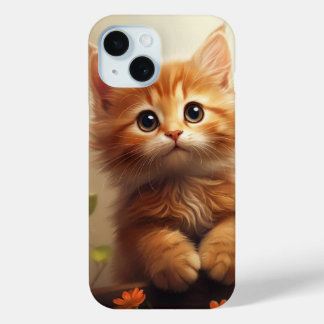 ベビー猫 iPhone 15ケース
