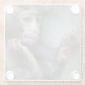 ベビー猿 ガラスコースター (裏面)