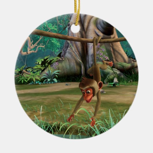 ベビー猿 セラミックオーナメント (正面)