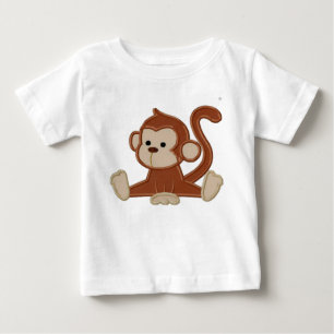 ベビー猿 ベビーTシャツ