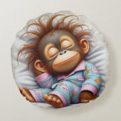 ベビー猿 ラウンドクッション (裏面)