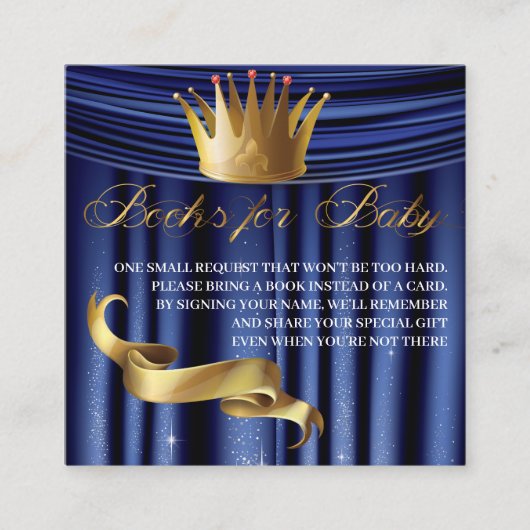 ベビー王室のの王書 エンクロージャーカード (正面)