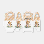 ベビー王室のライオン1st.誕生日パーティー フェイバーボックス (折り畳みなし)