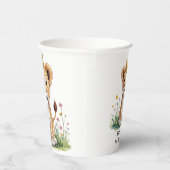 ベビー王室のライオン1st.誕生日パーティー 紙コップ (右)