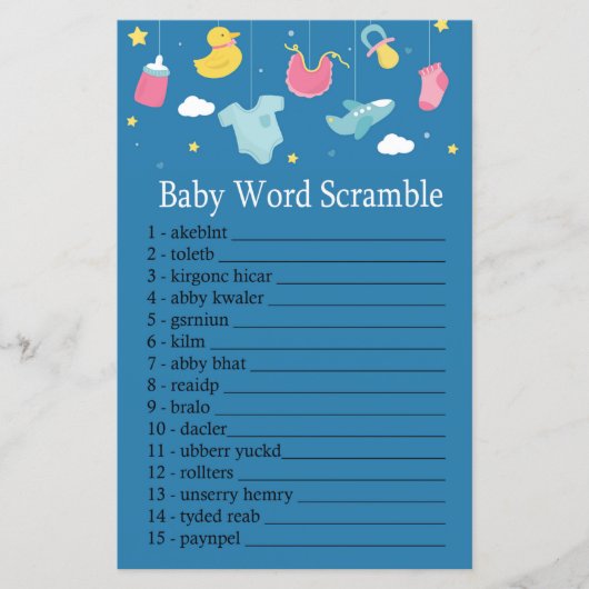 ベビー玩具ベビースクランブルゲーム (正面)