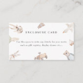 ベビー玩具 |ヴィンテージの赤ちゃん エンクロージャーカード (正面)