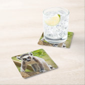 ベビー環形雑音 スクエアペーパーコースター (インサイチュ)