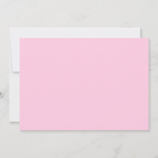 ベビー生まれたばかりのガールプリンセスクラウンアナウンスメントカード 案内状 (裏面)