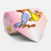 ベビー生まれたばかりのガール到着 – A Stork Delivery ネクタイ (ロール)