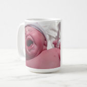 ベビー生まれたばかりのマグ コーヒーマグカップ (正面左)