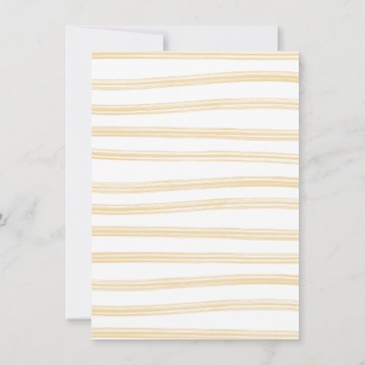 ベビー生まれたばかりの誕生発表モノグラムストーク 招待状 (裏面)