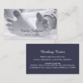 ベビー生まれたばかりの足病院バンドバイディングドゥラ 名刺 (正面/裏面)