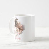 ベビー生まれフォトコラージュニューマモダング コーヒーマグカップ (正面左)