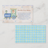 ベビー用の帳簿 |赤ちゃんシャワーのトレーニング エンクロージャーカード (正面/裏面)