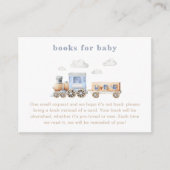 ベビー用の帳簿 |赤ちゃんシャワーのトレーニング エンクロージャーカード (正面)