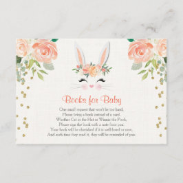 ベビー用の書籍、イースターバニーの書籍要求の挿入 エンクロージャーカード